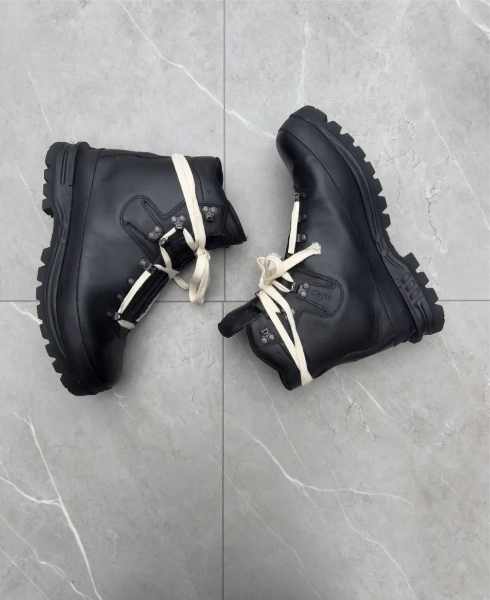 1970s Military Leather Combat Boots