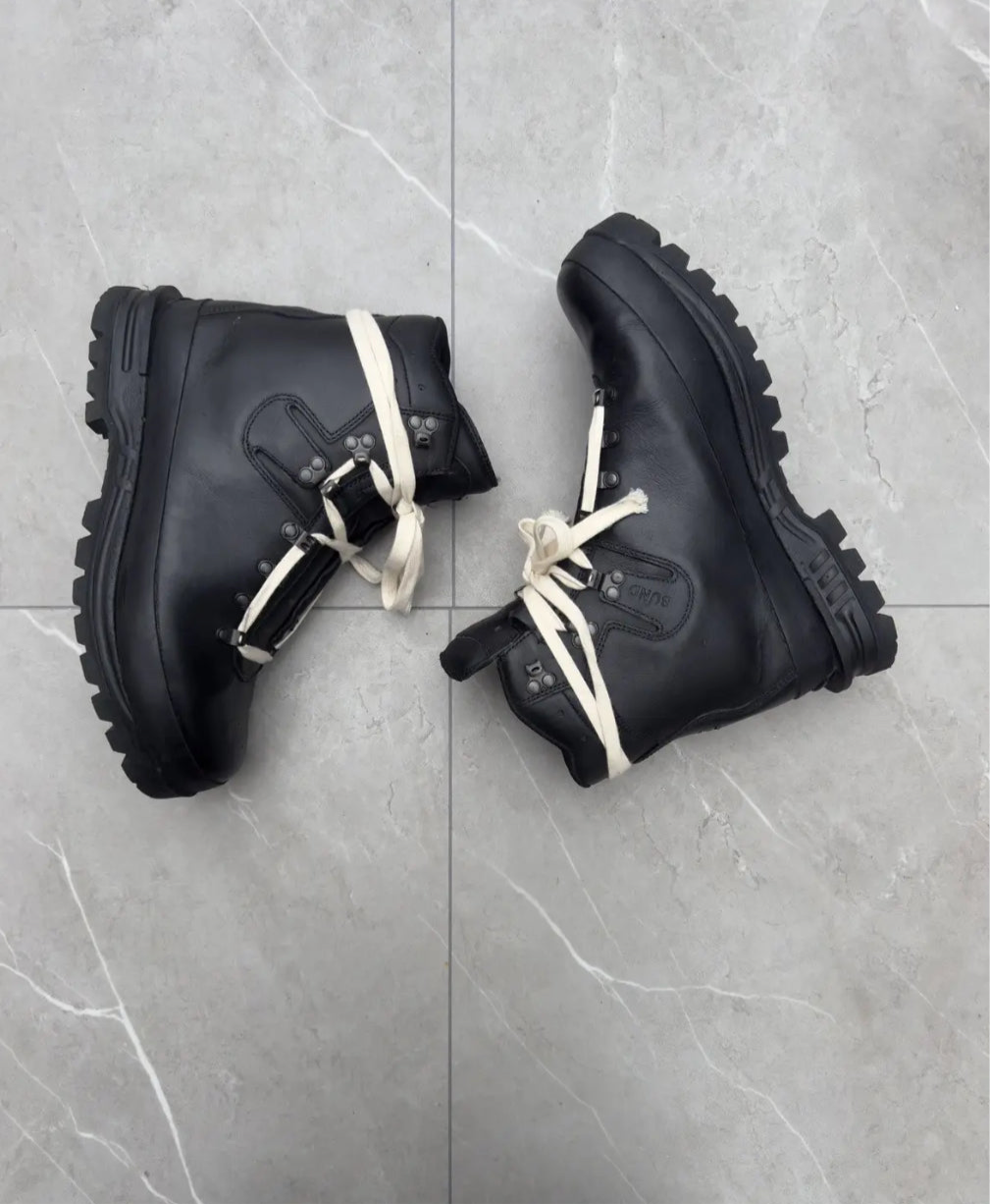 1970s Military Leather Combat Boots