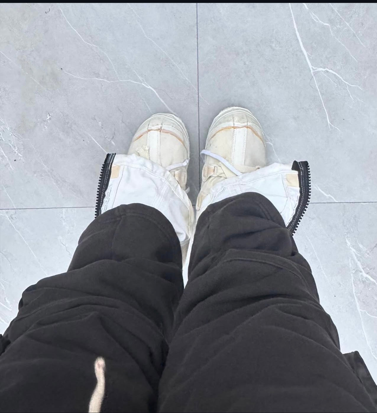 OFF-WHITE MILITARY ZIP BOOT