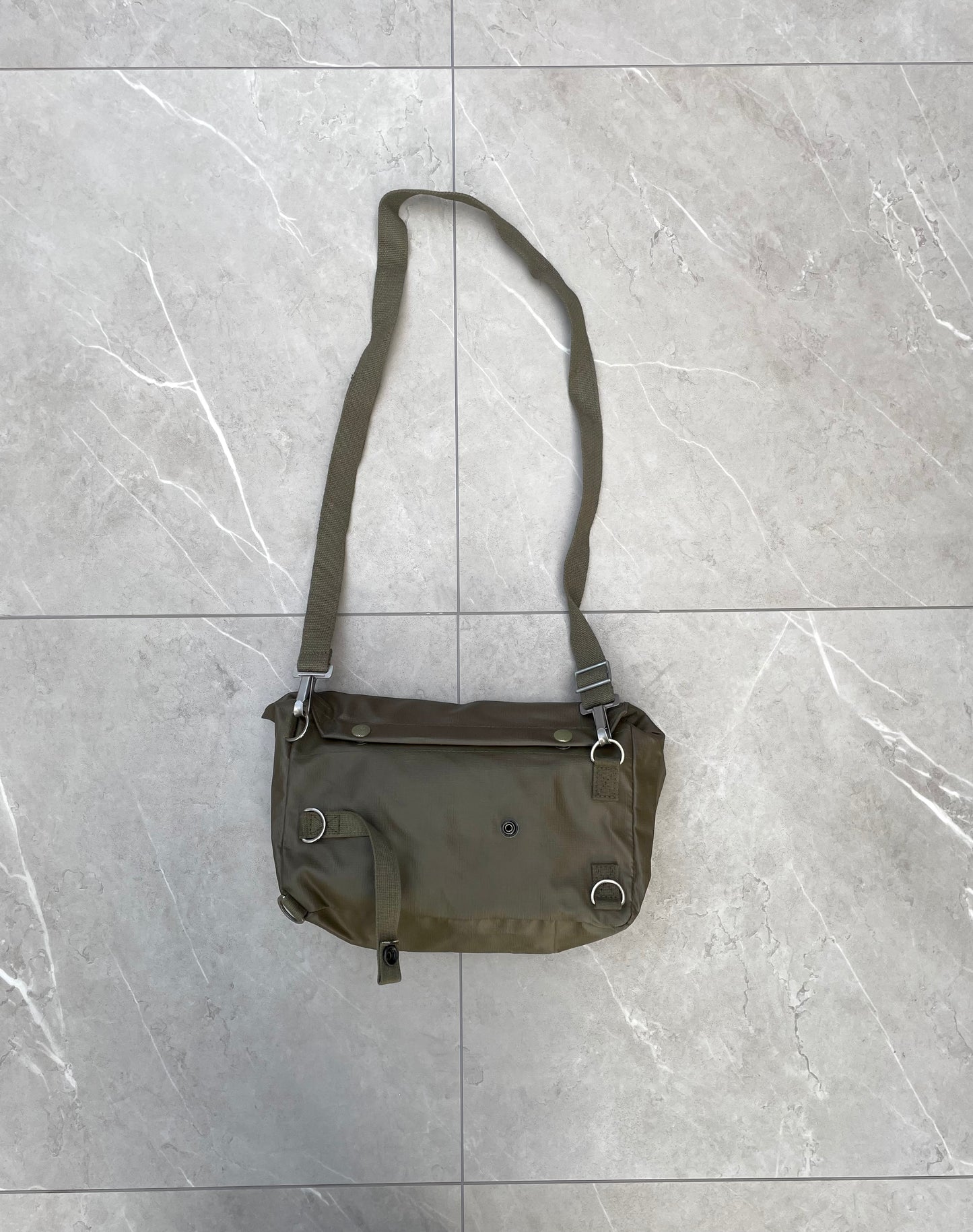 1970s Military Gas Mask Crossbody Bag