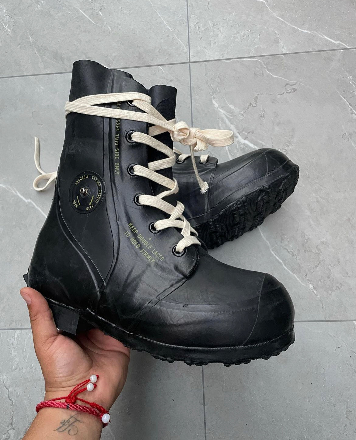 1970s/80s Vintage Mickey Mouse Bunny Combat Boots