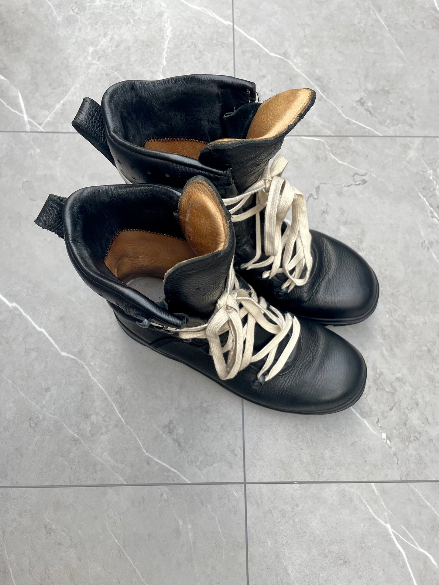 1970s Military Leather Combat Boots