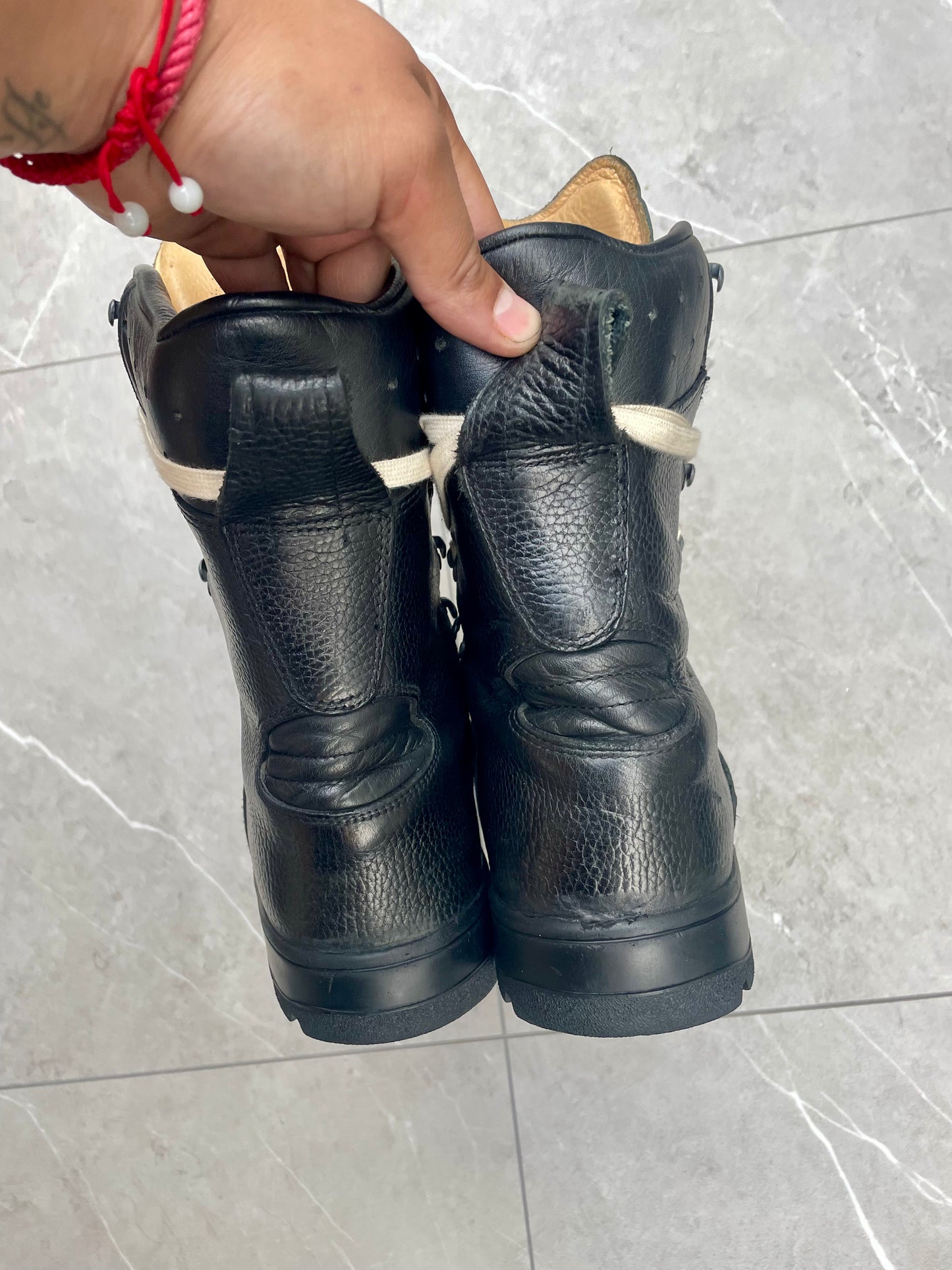 1970s Military Leather Combat Boots