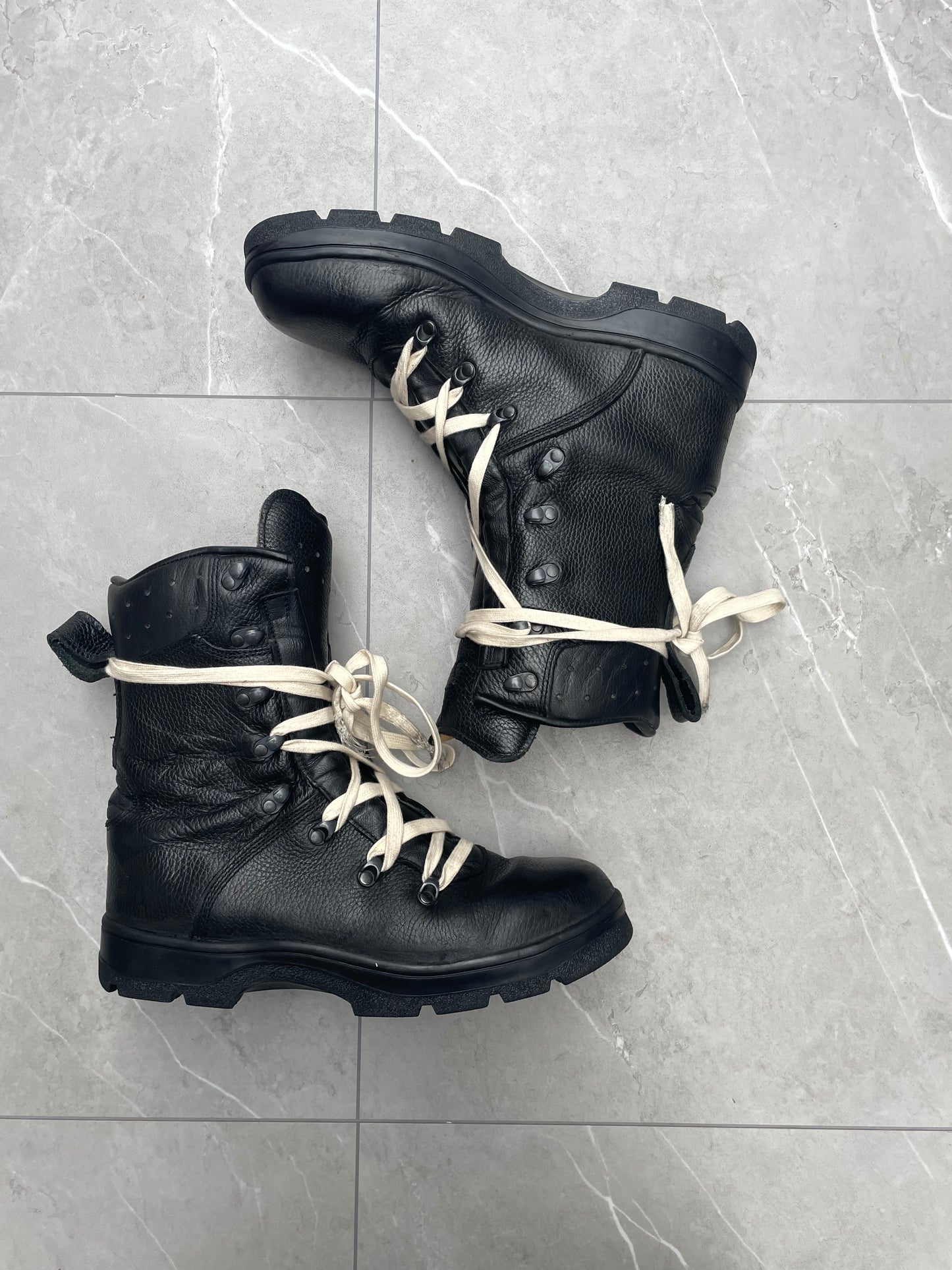 1970s Military Leather Combat Boots