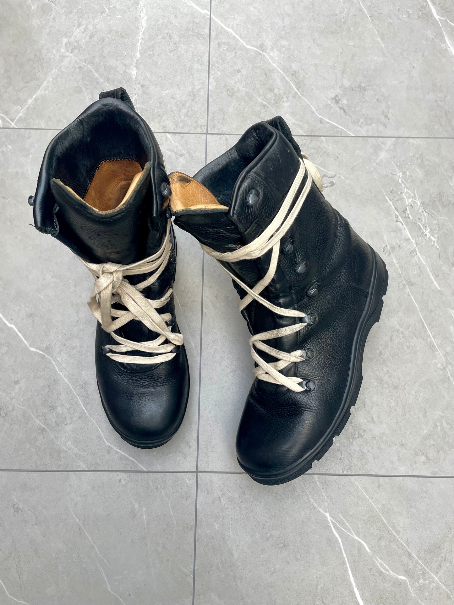 1970s Military Leather Combat Boots