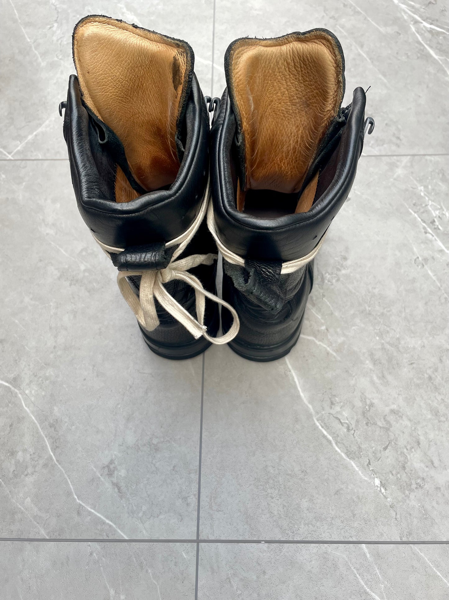 1970s Military Leather Combat Boots