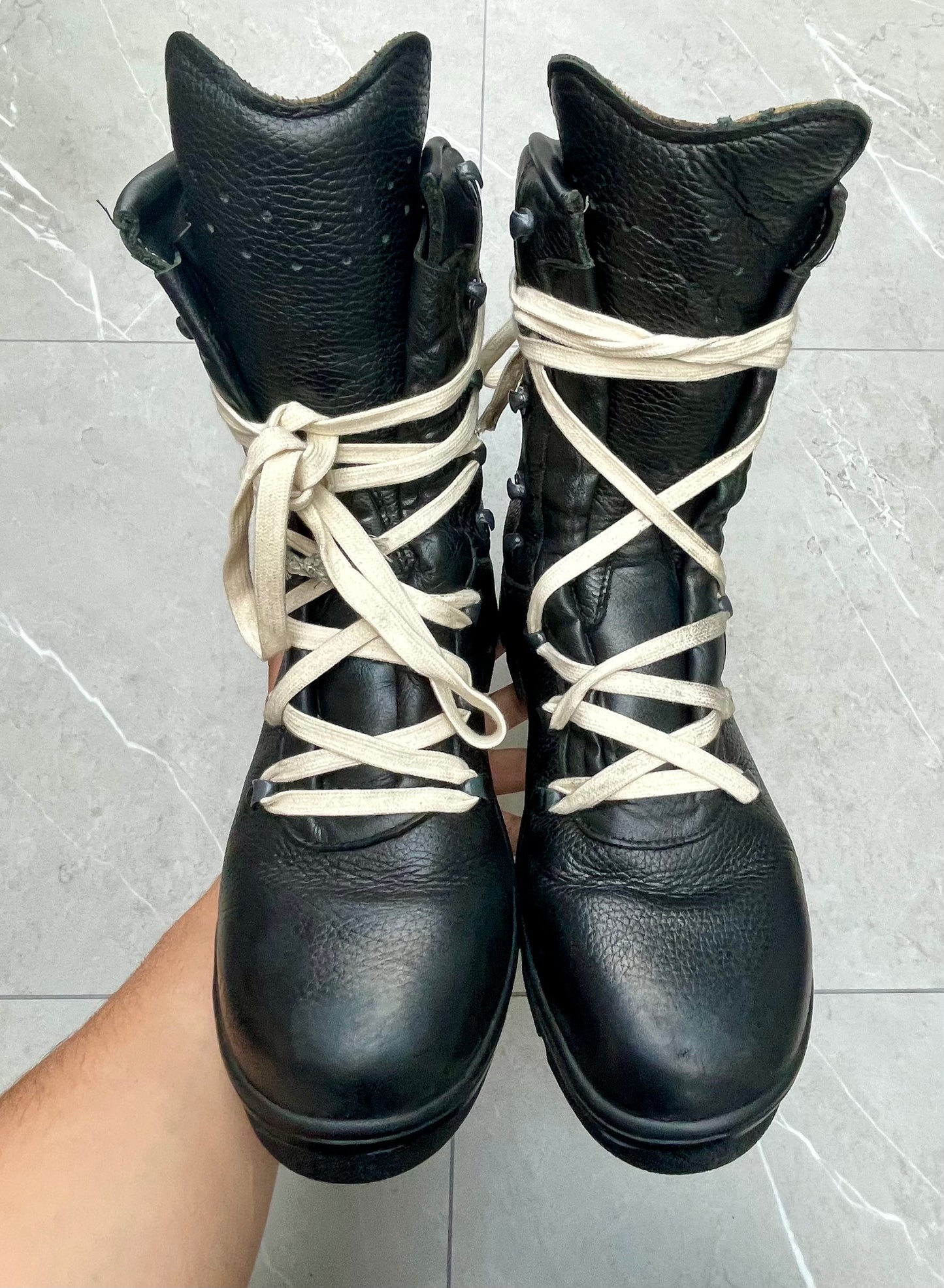 1970s Military Leather Combat Boots