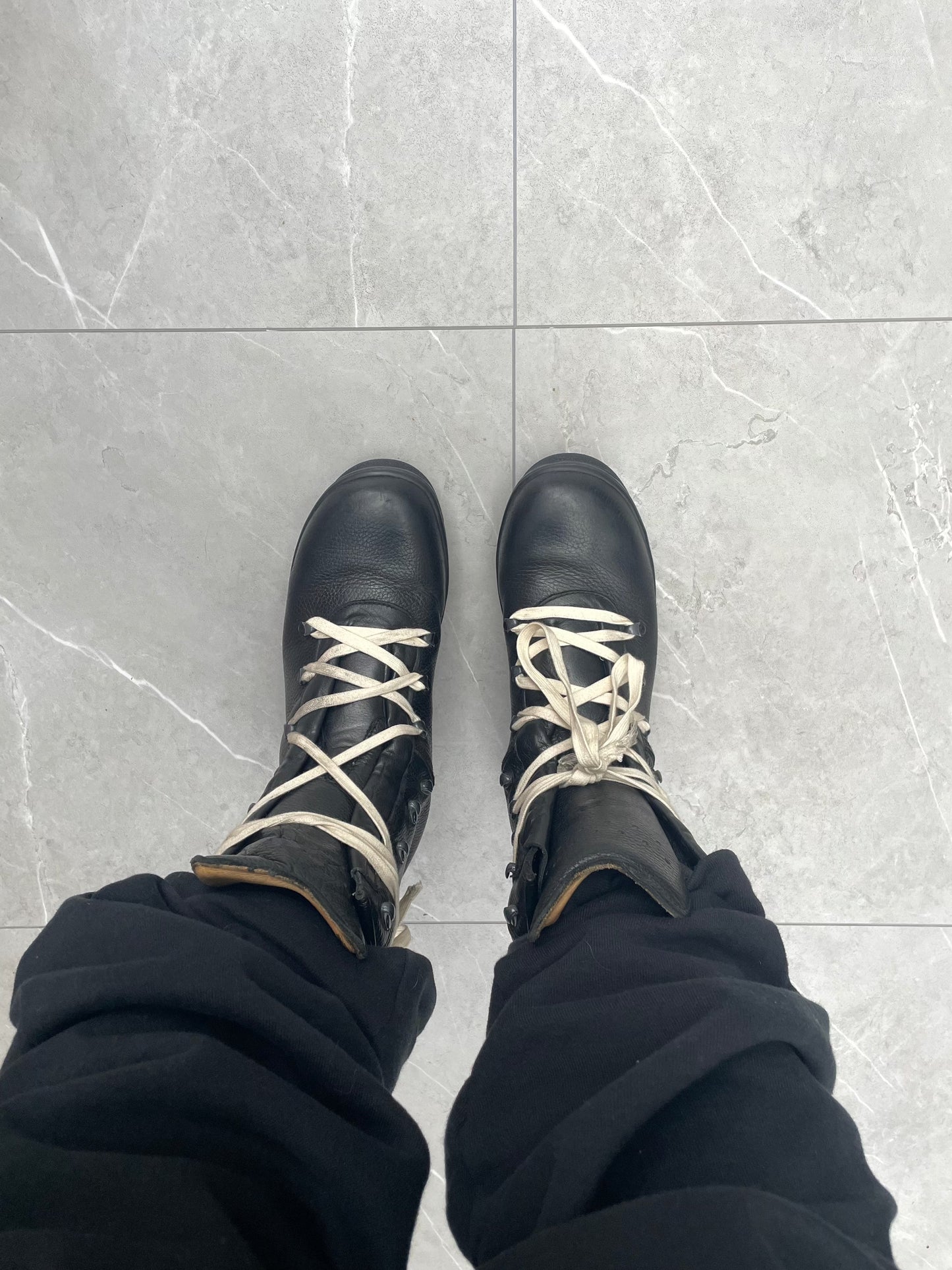 1970s Military Leather Combat Boots