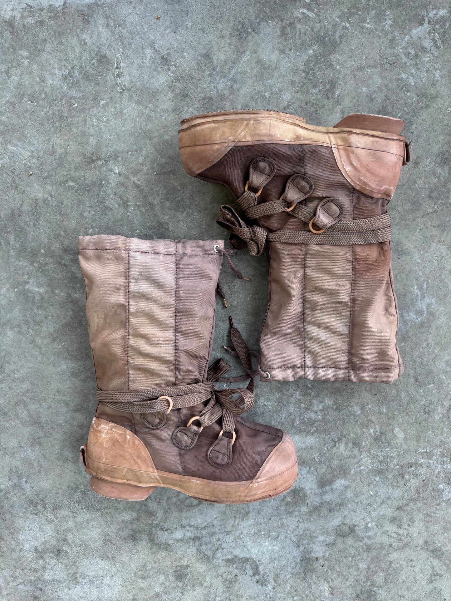 Faded Rust Combat Boots