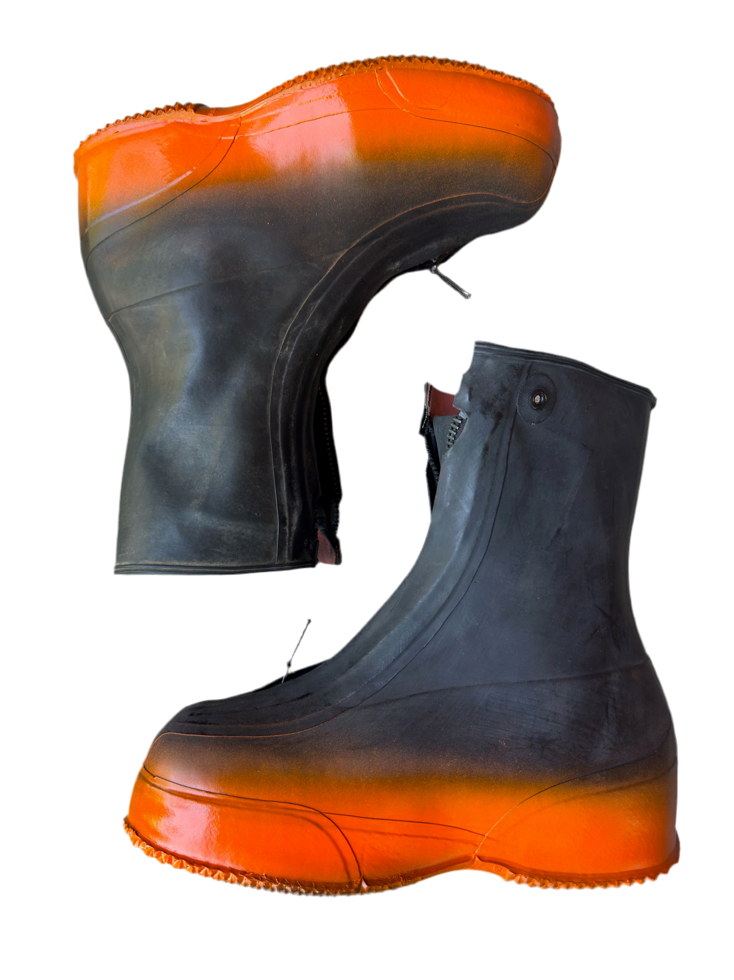 1980s HUNTER ORANGE DUNE BOOT