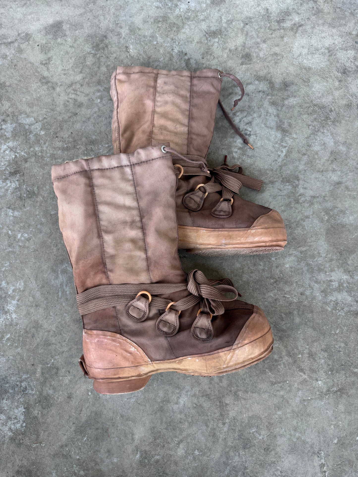 Faded Rust Combat Boots