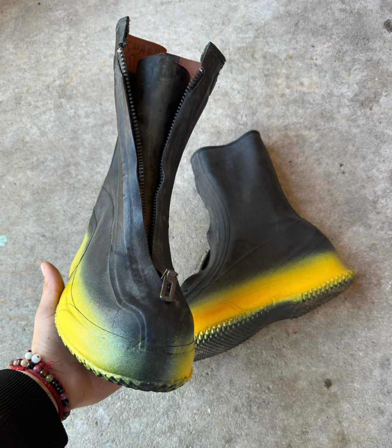 VINTAGE 1980s ECLIPSE COMBAT WATERPROOF BOOTS