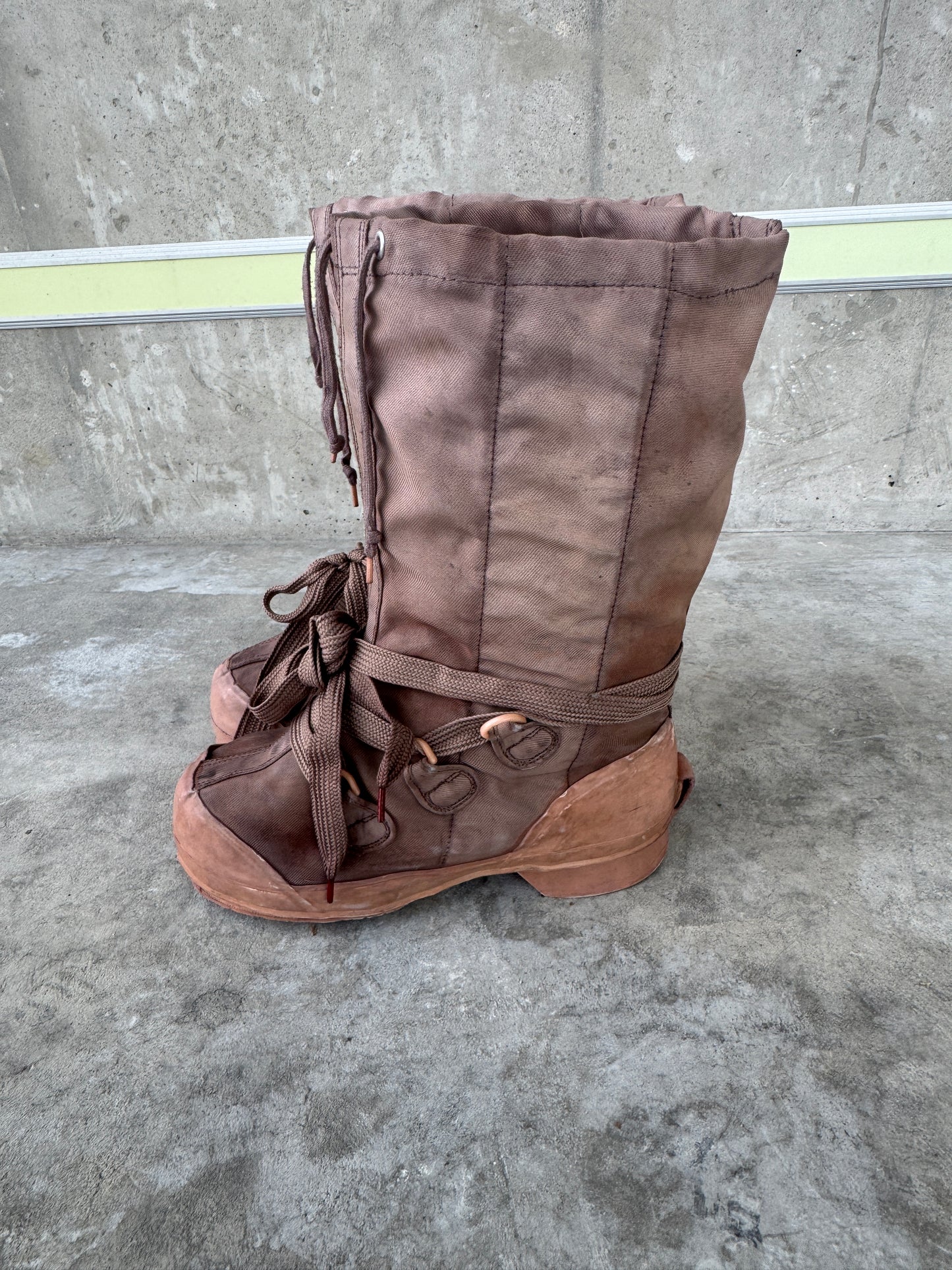 Faded Rust Combat Boots