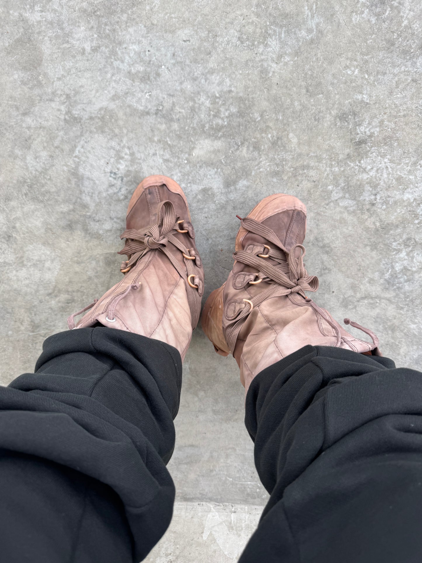 Faded Rust Combat Boots