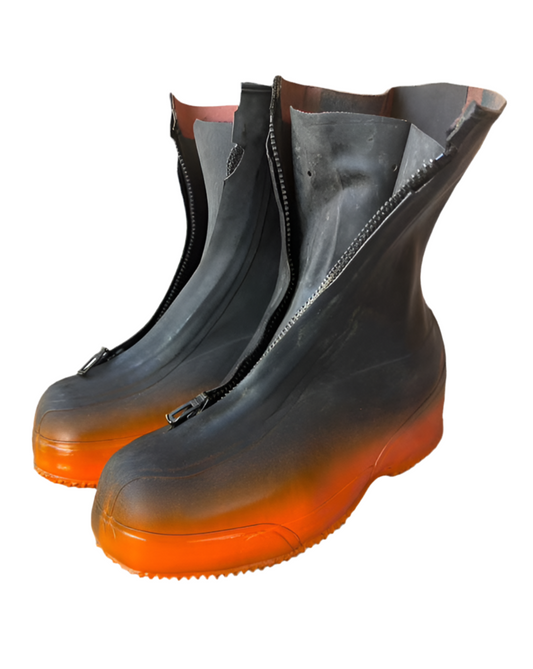 1980s HUNTER ORANGE DUNE BOOT