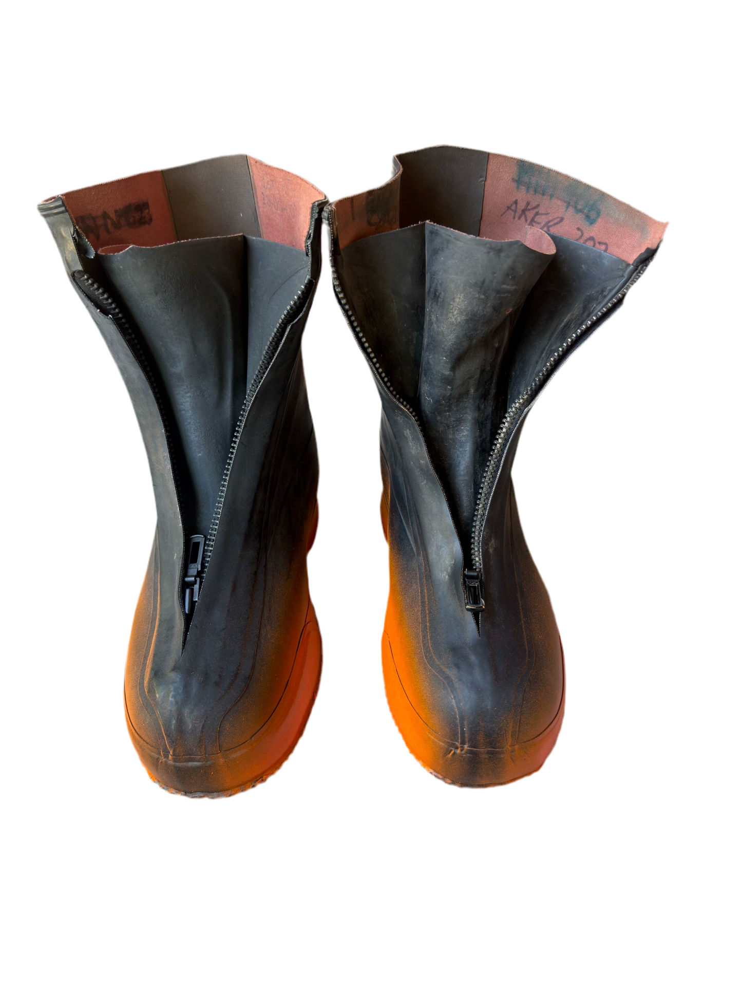 1980s HUNTER ORANGE DUNE BOOT