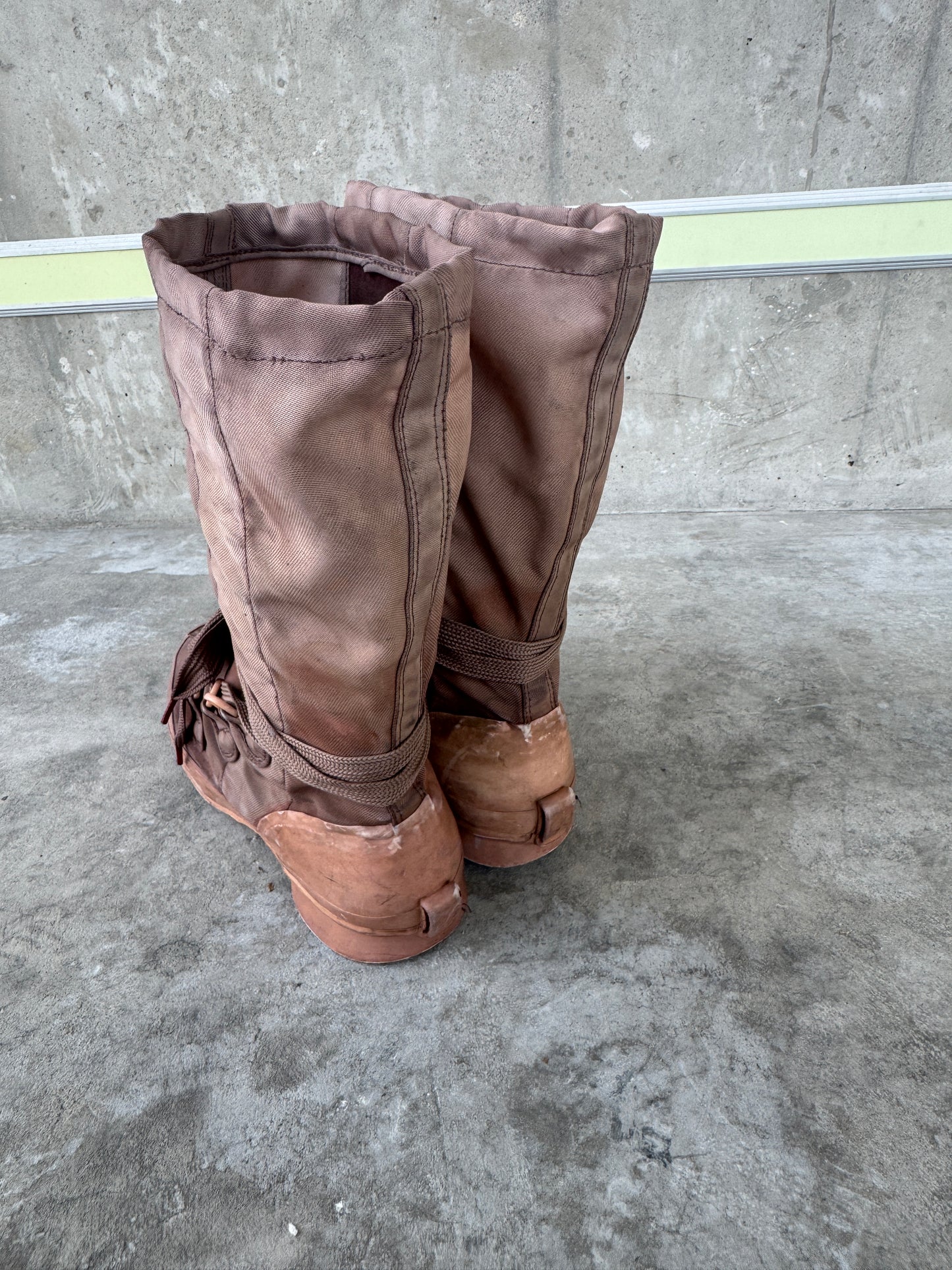 Faded Rust Combat Boots