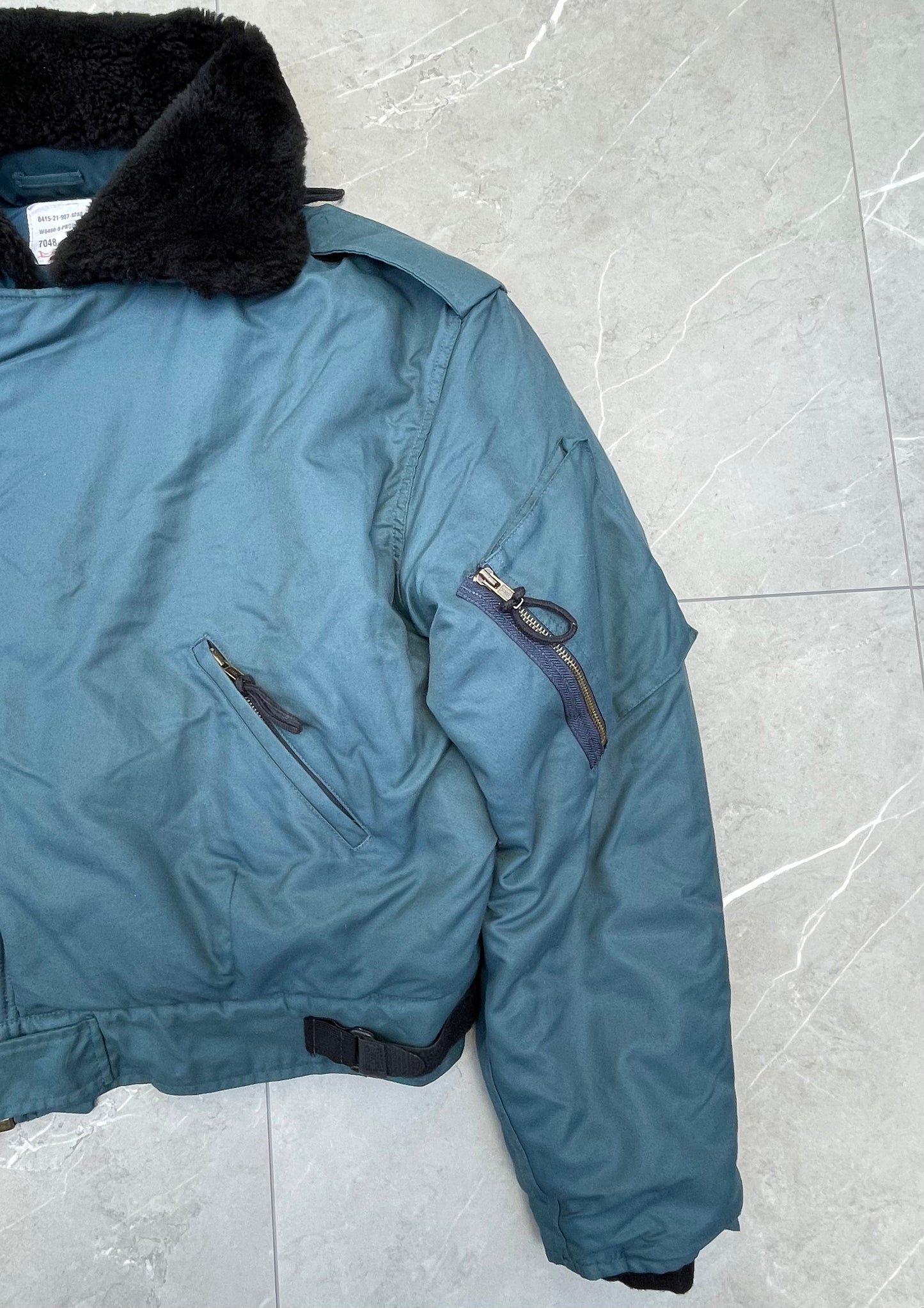 1980s Vintage Military Pilot Jacket