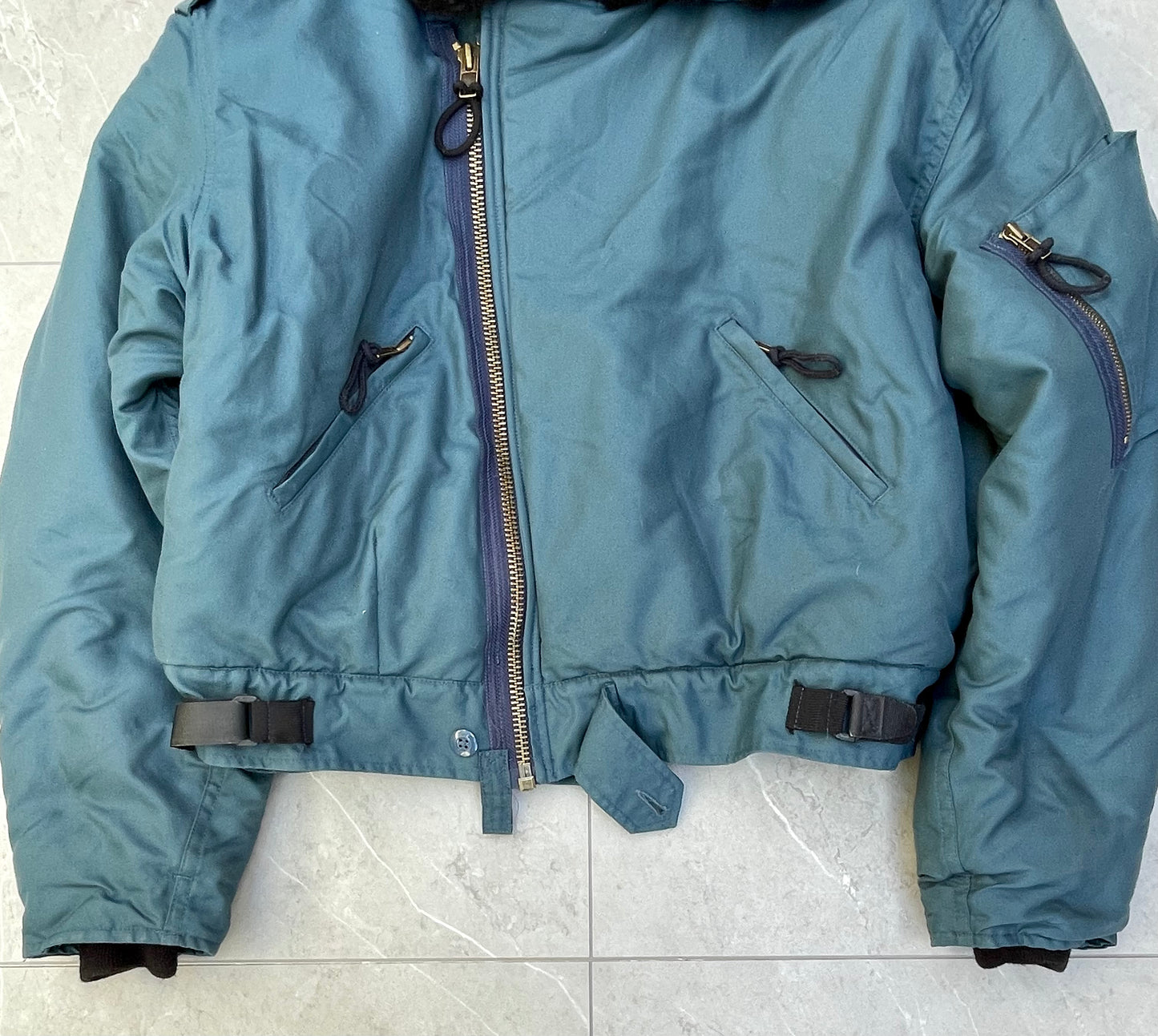 1980s Vintage Military Pilot Jacket