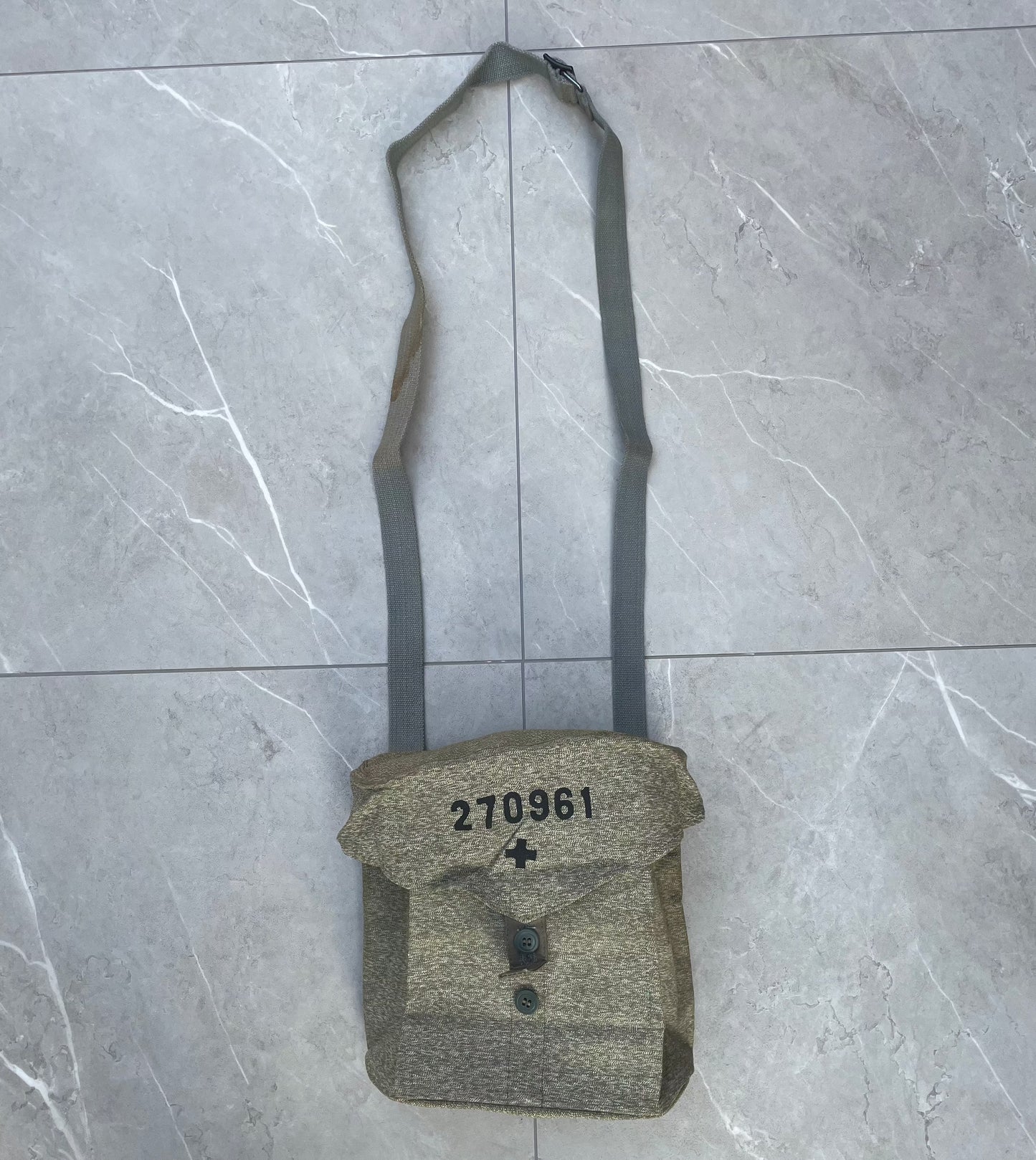 1950s/60s Vintage Military Crossbody Bag