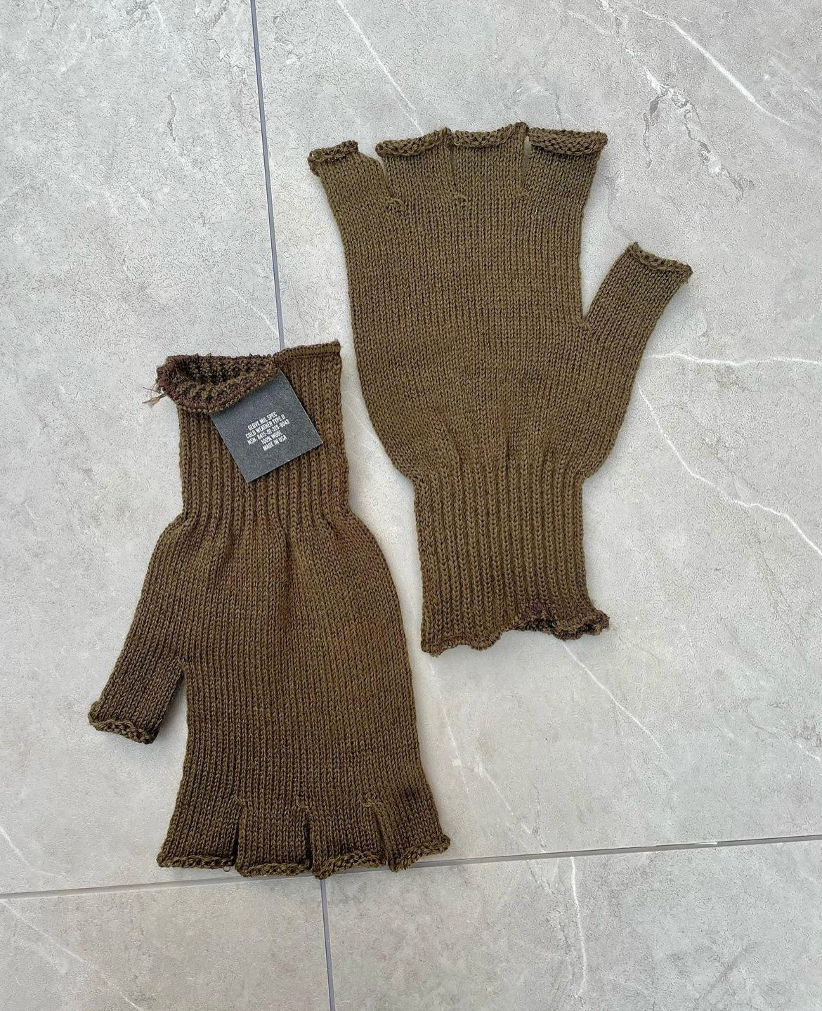 Vintage Military Desert Gloves