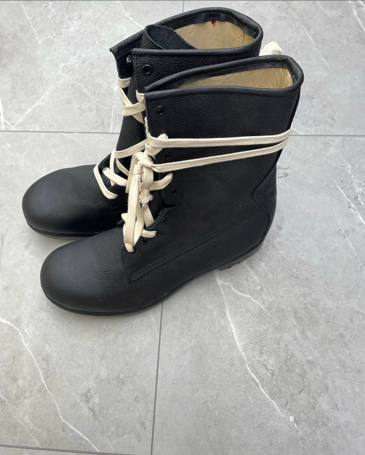 Vintage 80s/90s Military Leather Combat Boots