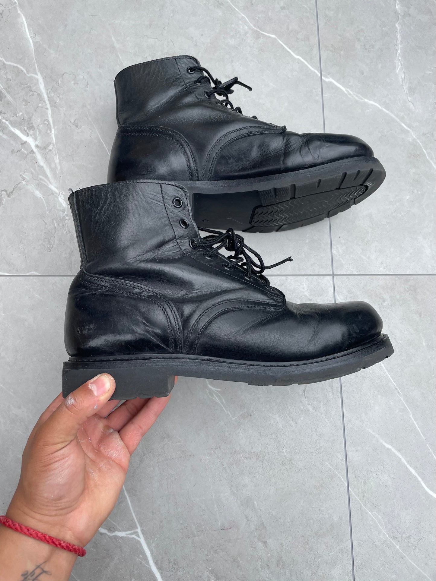 1980s Vintage Military Issue Ankle Boots