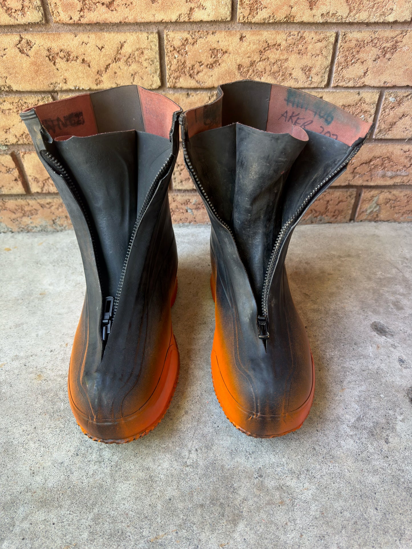 Vintage 1980s Hunter Orange Dune Boots